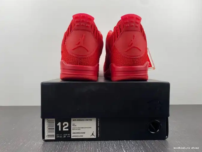 Rep Jordan Retro Red AQ3559-600 4 Flyknit 0621